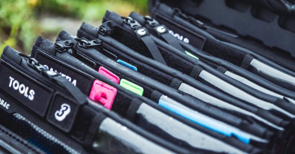 Organization Tools - Closeup of a Bag with Tools