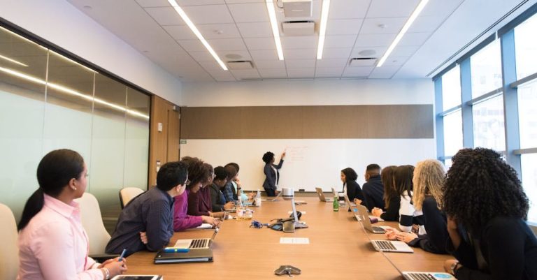 Meetings - Group of People on Conference room